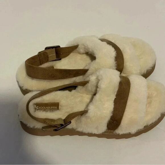 KOOLABURRA by UGG soft, fuzzy slipper, sandal size 10, new without tags - Picture 2 of 6